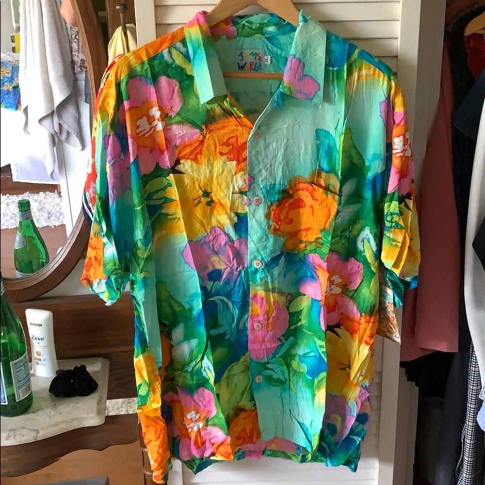 Jams world short sleeve men’s button up